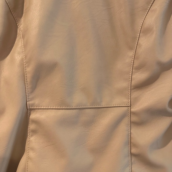 NWOT Blank NYC Private Practice Mixed Media Jacket in Tan Size S - Picture 5 of 8